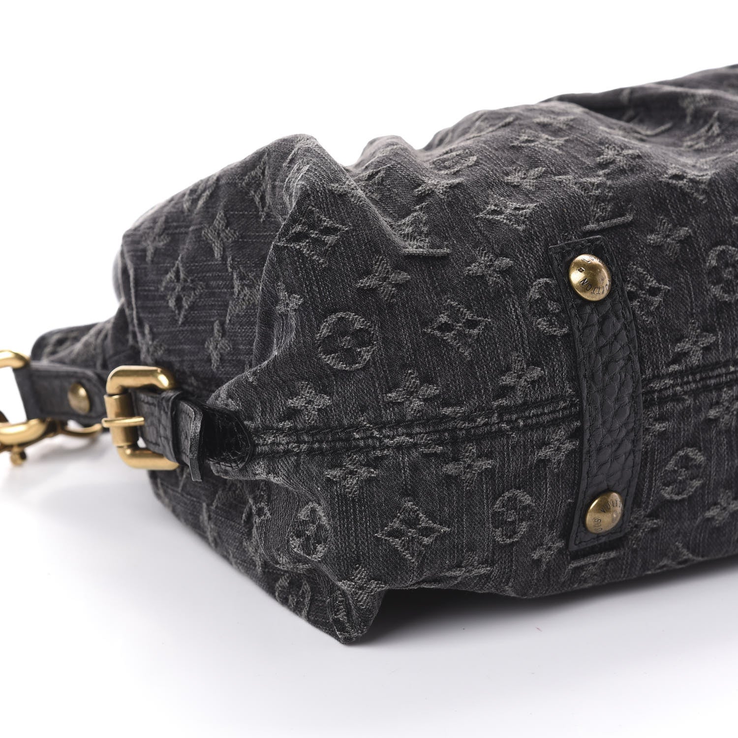 Louis Vuitton Denim Neo Cabby MM Black 9 of 10