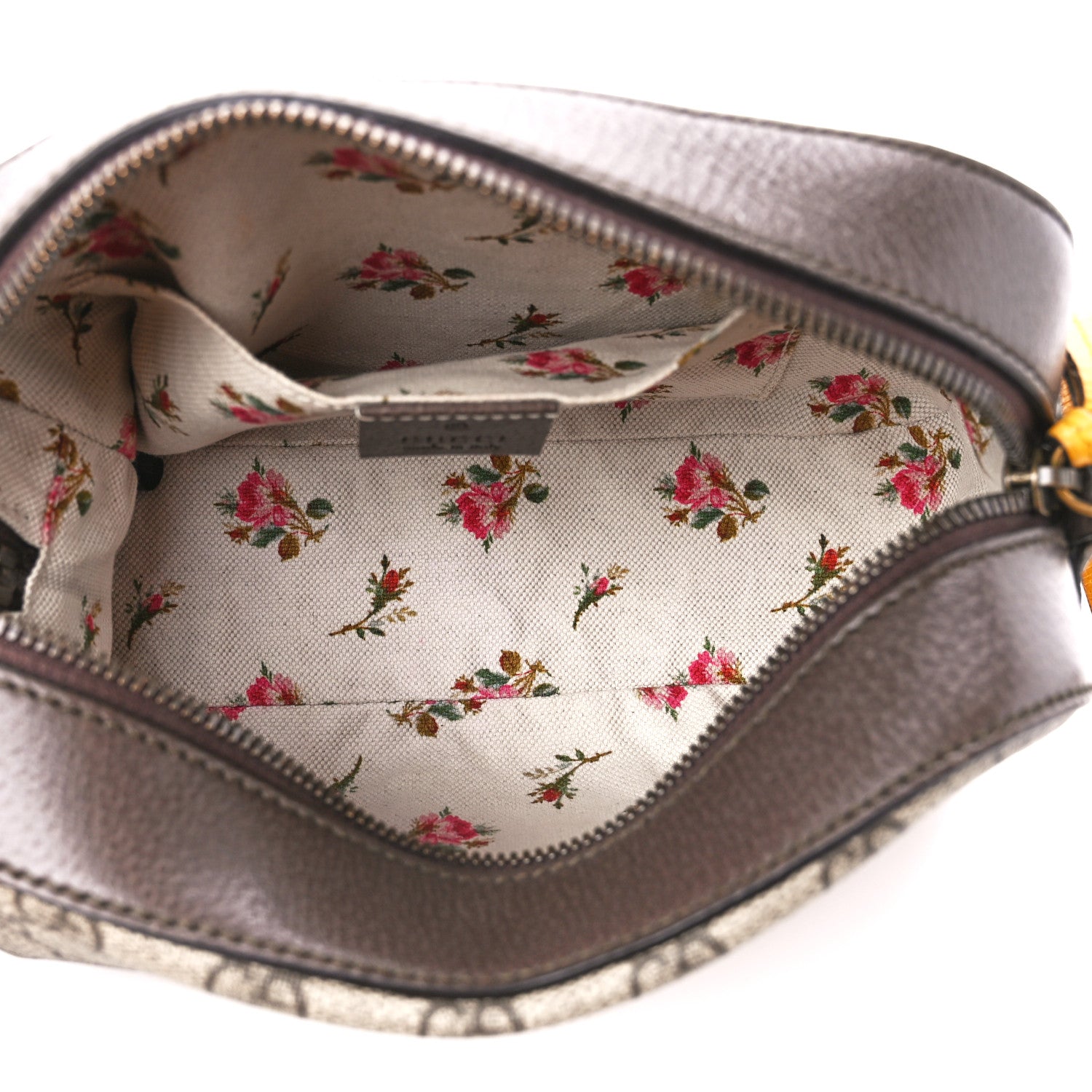 Gucci GG Supreme Monogram Web Neo Vintage Shoulder Bag Beige New Acero Crop 5 of 11