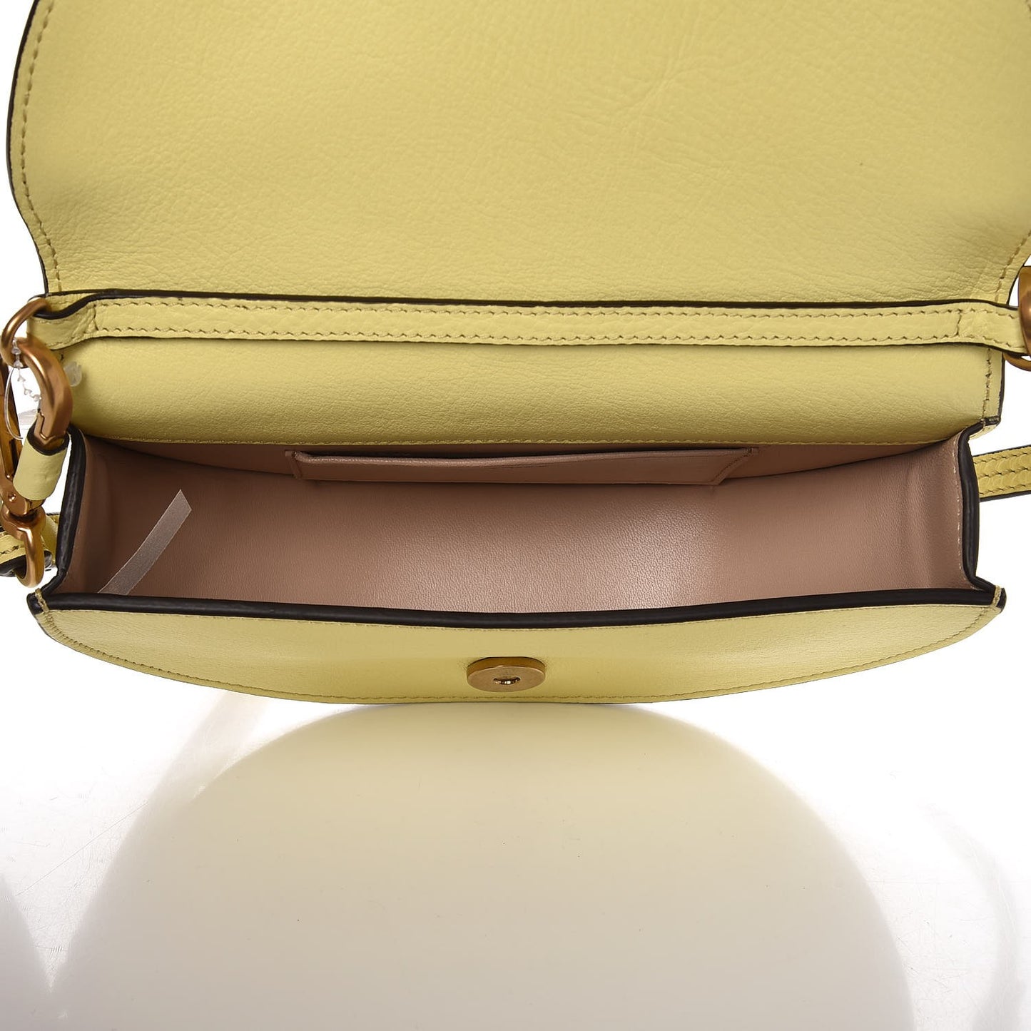 Calfskin Small Nile Bracelet Minaudiere Bag Lemonade