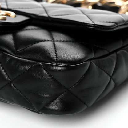 Chanel Lambskin Quilted Small Funky Town Flap Black 6 of 15