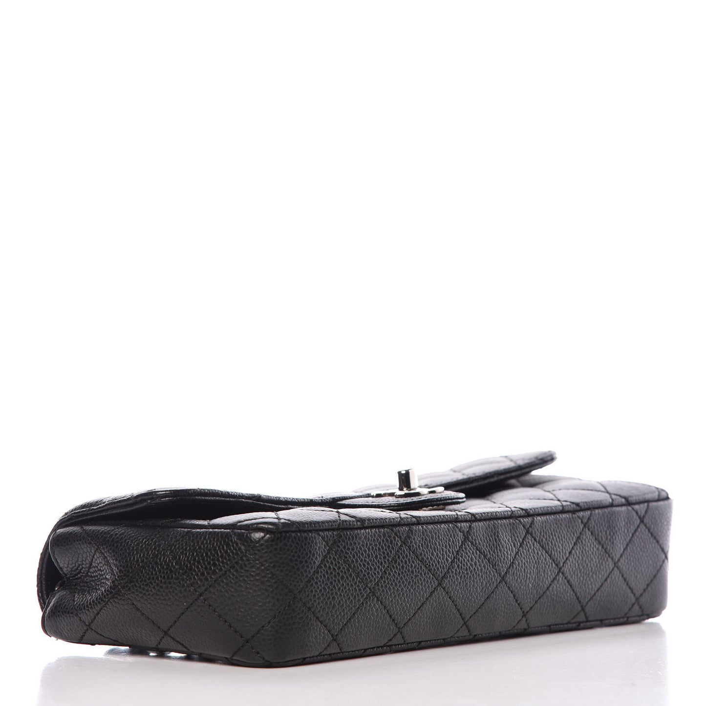 Caviar Quilted East West Flap Black