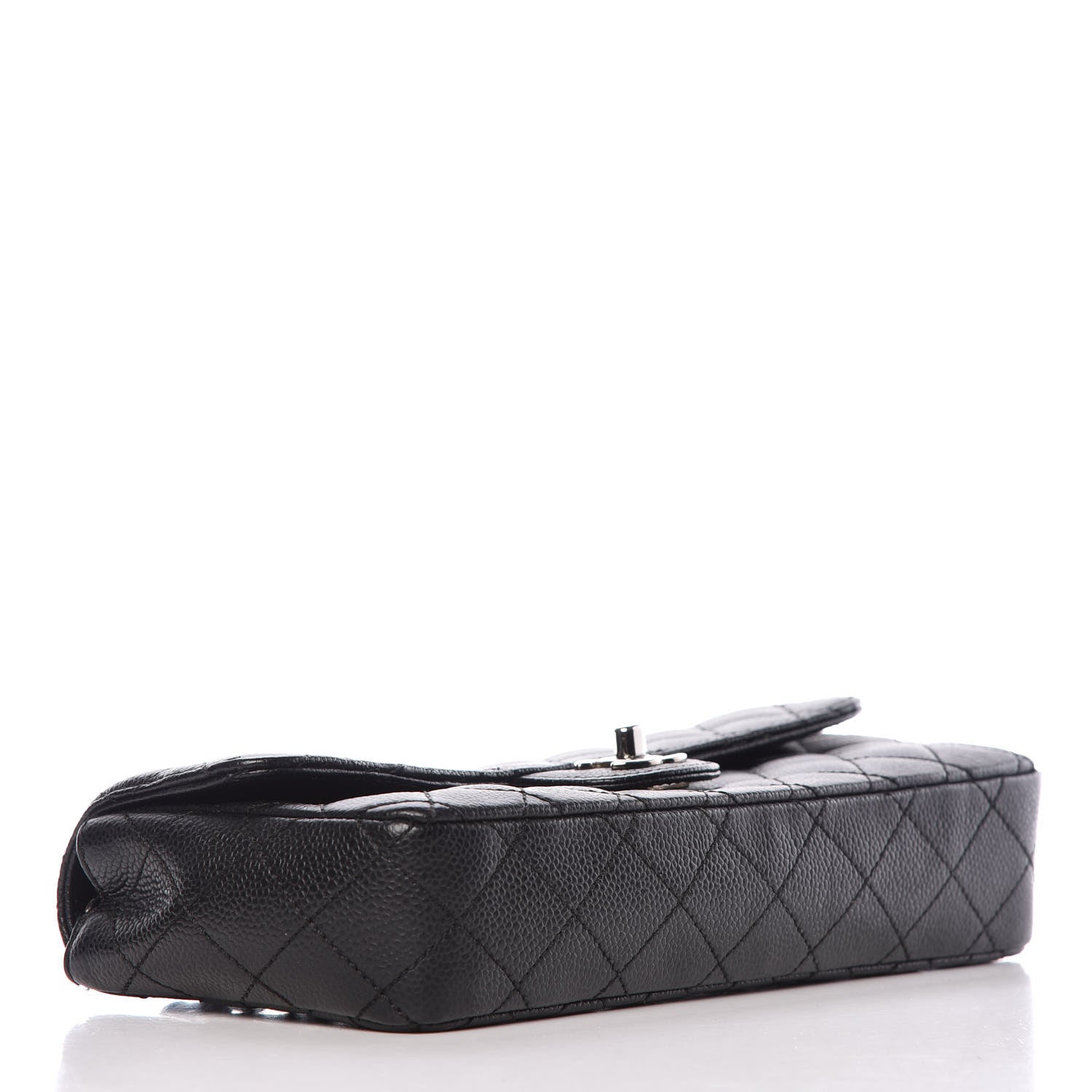Chanel Caviar Quilted East West Flap Black 4 of 13