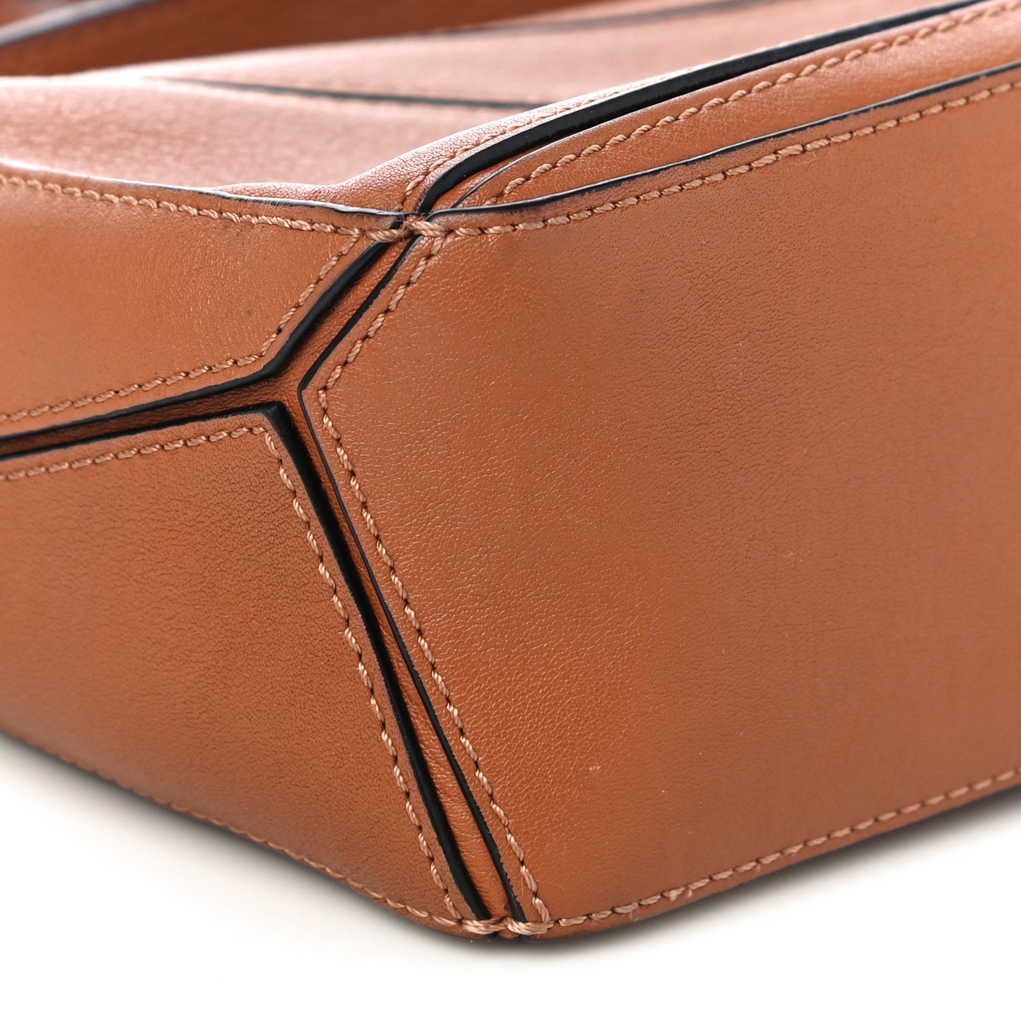 Calfskin Mini Puzzle Bag Tan