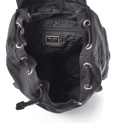 Prada Nylon Vela Medium Backpack Black 5 of 11