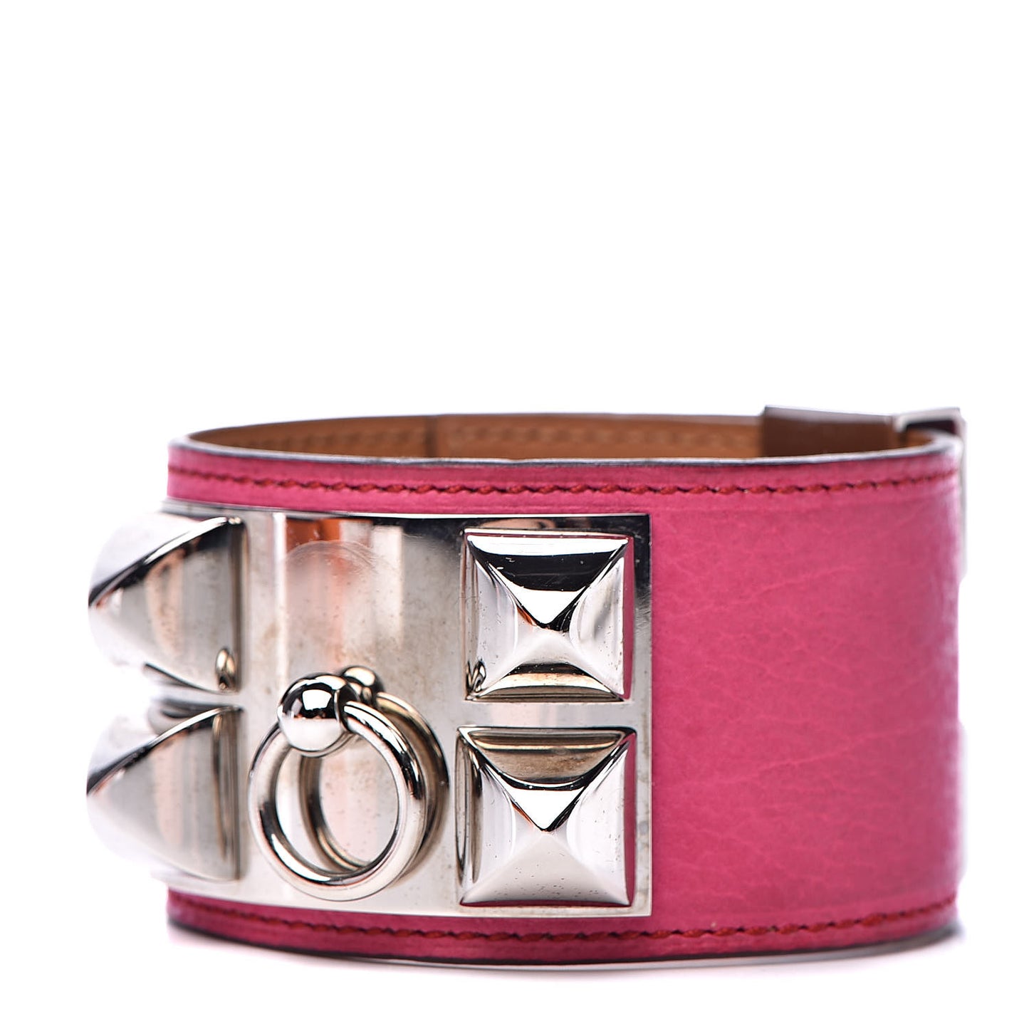 Taurillon Gaucho Collier de Chien CDC Bracelet S Fuchsia