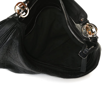 Gucci Guccissima Large GG Twins Hobo Black 5 of 21