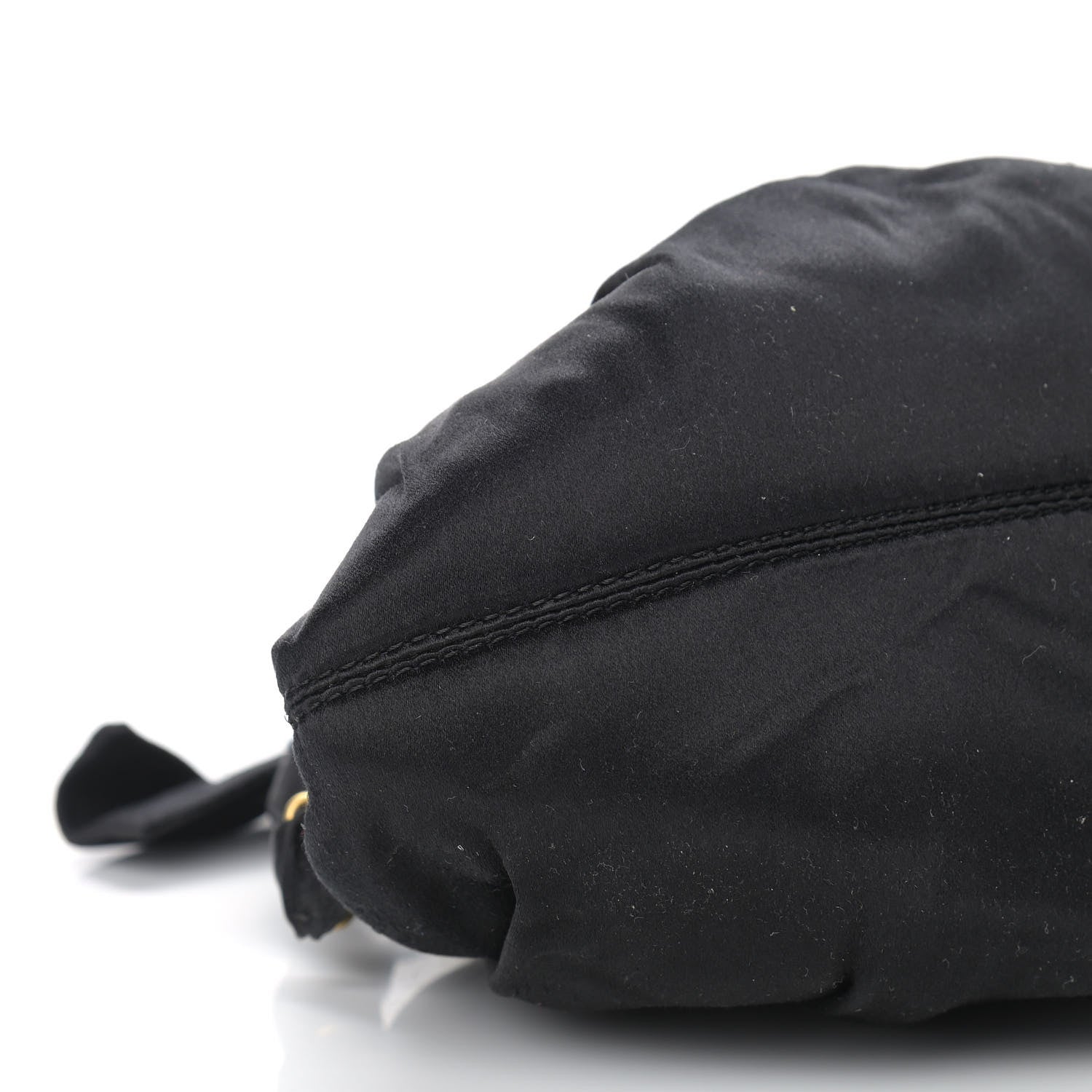Chanel Satin Kisslock Evening Bag Black 8 of 10