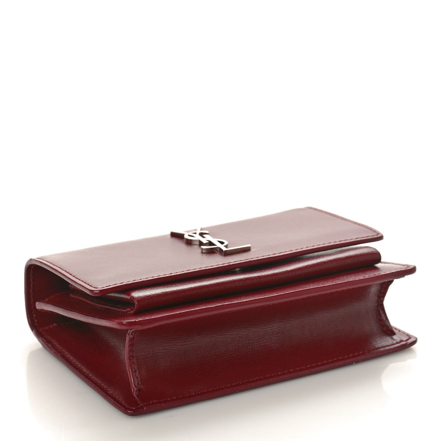 Calfskin Monogram Sunset Chain Wallet Palissandre