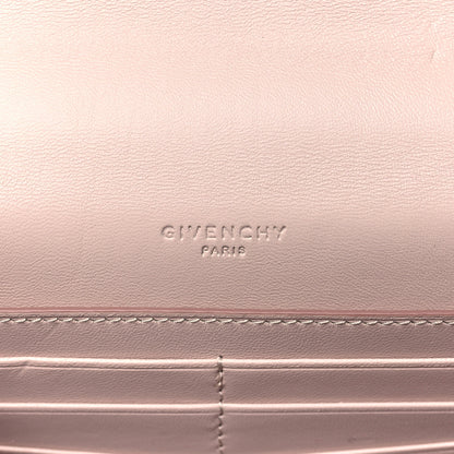 Givenchy Goatskin Quilted GV3 Strap Wallet Pale Pink 6 of 13