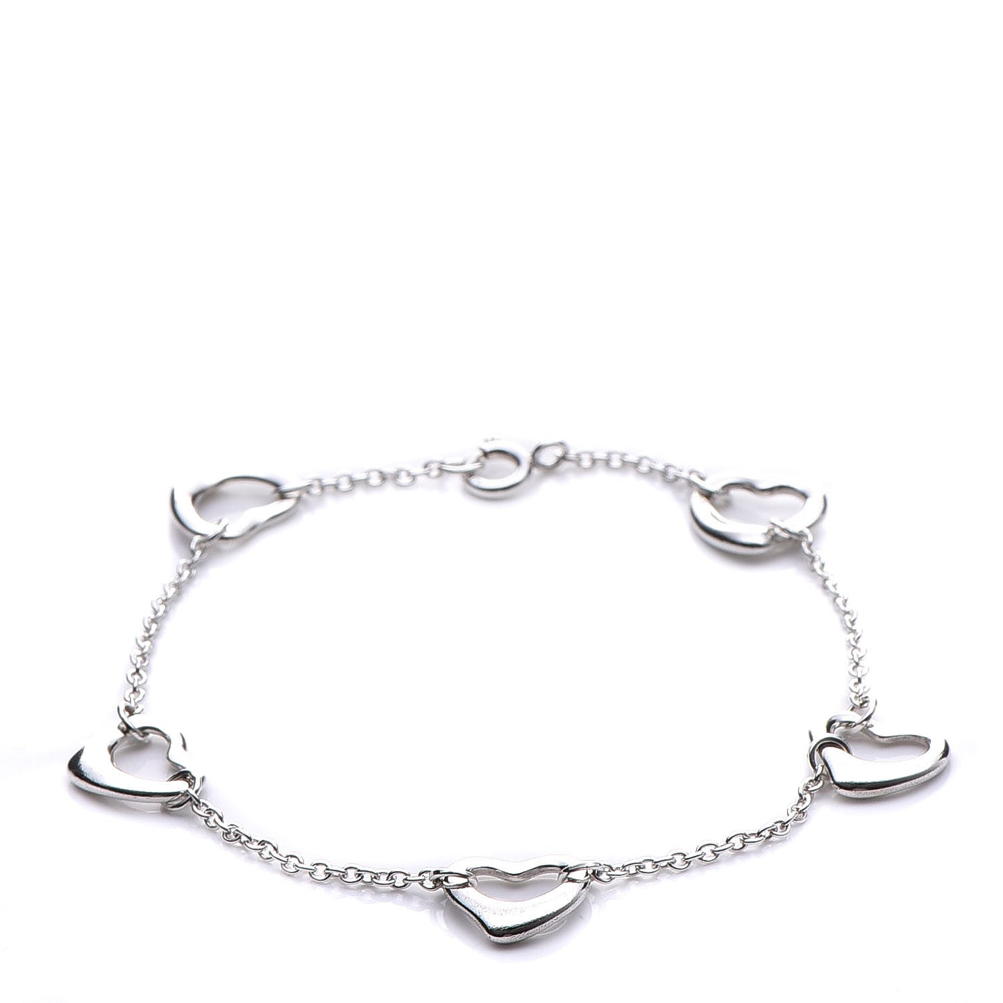 Sterling Silver Elsa Peretti Open Heart Bracelet