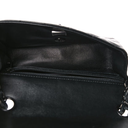 Chanel Lambskin Quilted Mini Rectangular Flap So Black 5 of 14