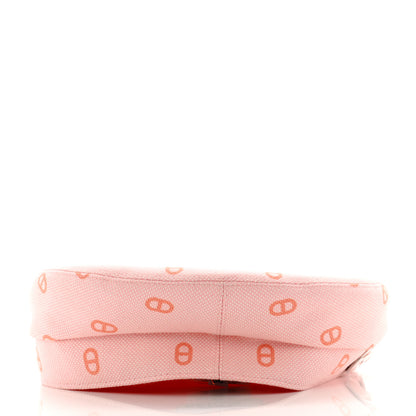 Hermes Canvas Womens Vauban Chaine d'Ancre Cap 56 Rose Pop 5 of 9