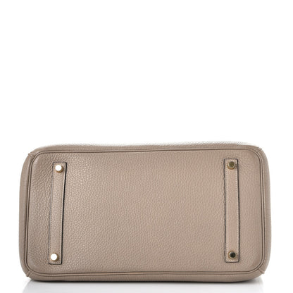 Hermes Togo Birkin 35 Gris Tourterelle 7 of 36
