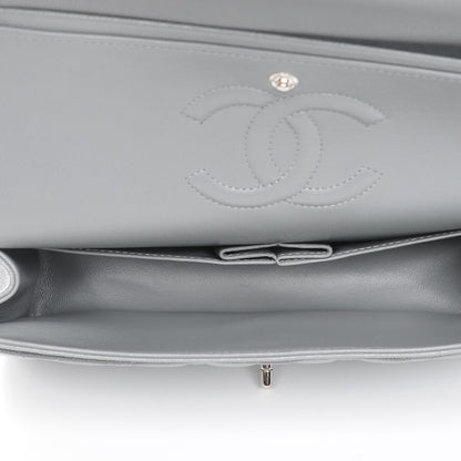 Chanel Caviar Quilted Medium Double Flap Grey 5 of 8