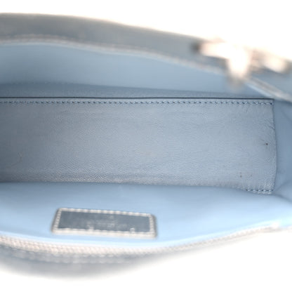 Christian Dior Metallic Grained Calfskin Cannage Small Lucky Badges My Lady Dior Silver 5 of 19