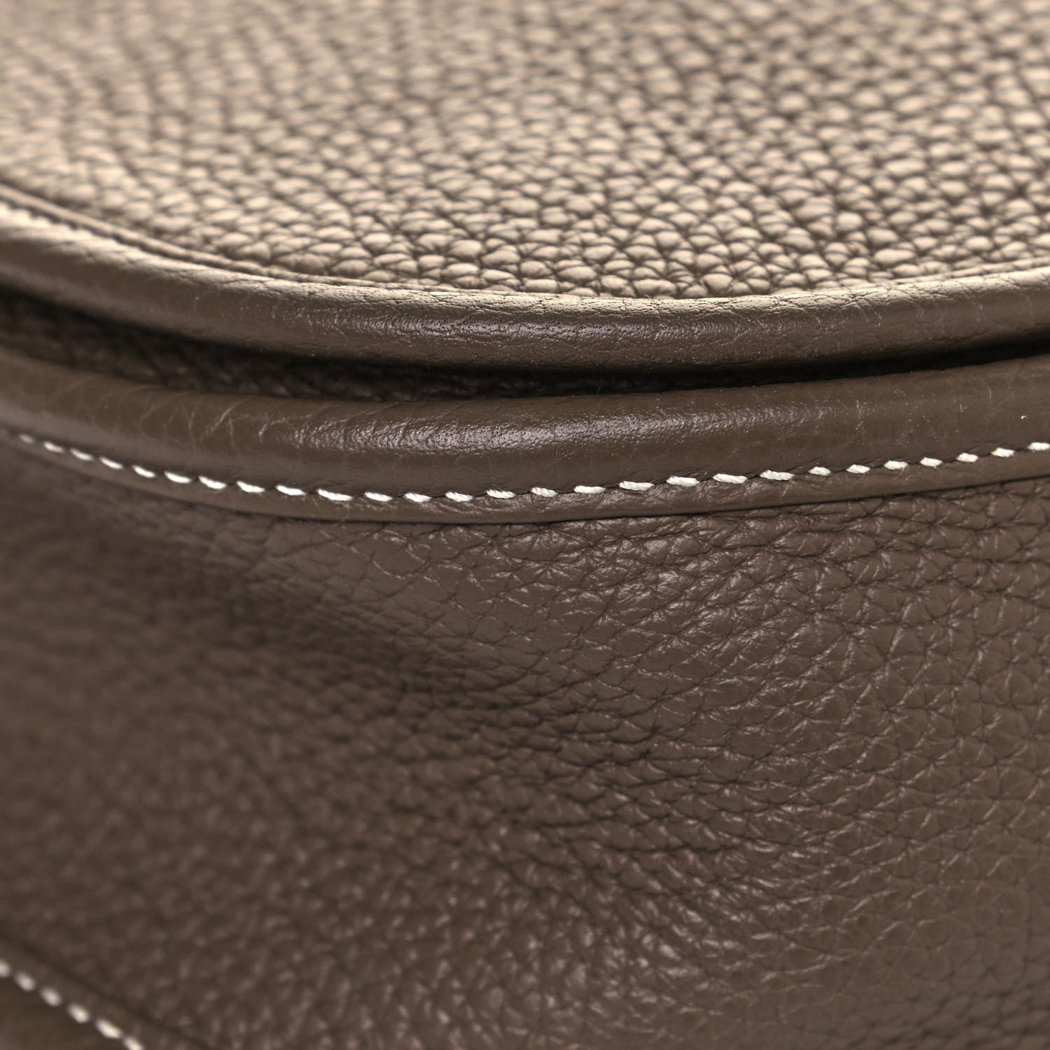 Hermes Taurillon Clemence Evelyne III PM Etoupe 9 of 11