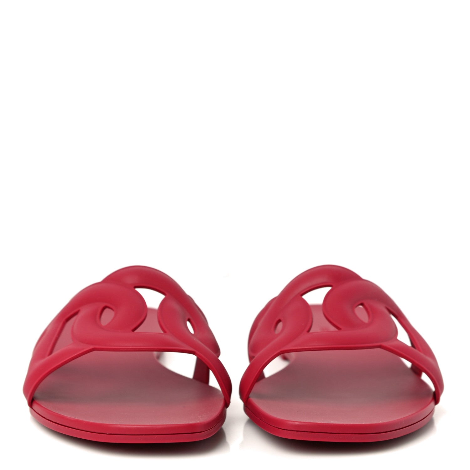 Hermes Rubber Aloha Sandals 39 Rose Baie 2 of 10
