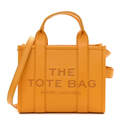 Marc Jacobs Grained Calfskin Small The Tote Bag Artisan Gold 1 of 10