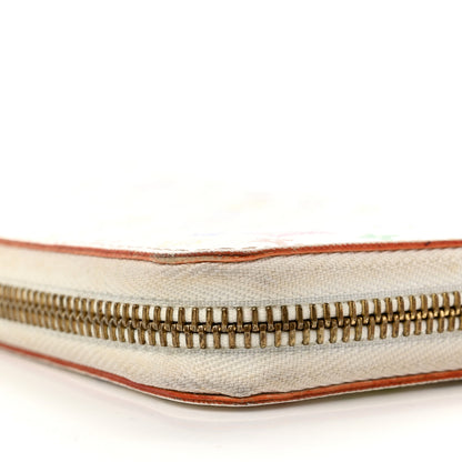Louis Vuitton Monogram Multicolor Zippy Wallet White Litchi 8 of 9