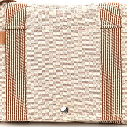 Hermes Canvas Herline Messenger Bag Natural 9 of 12