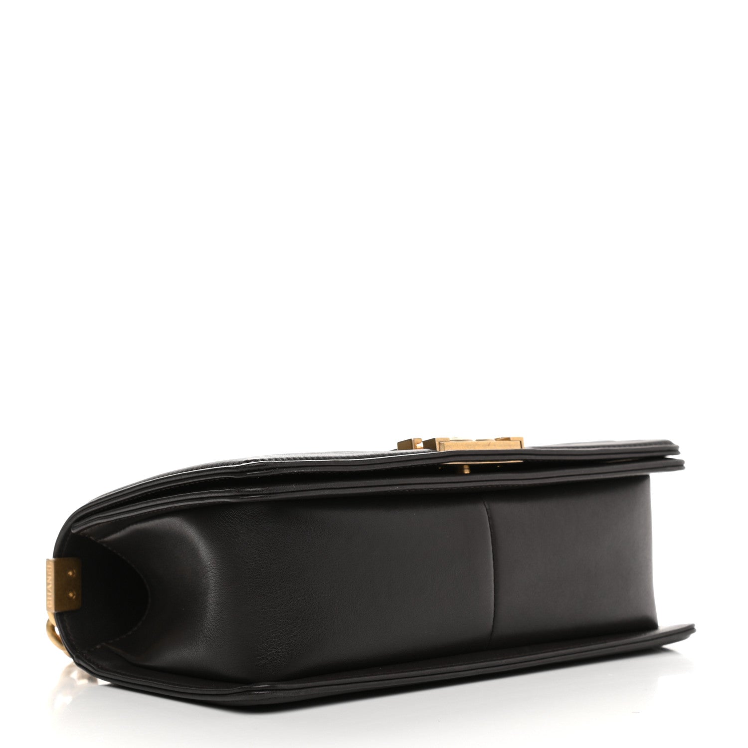 Chanel Calfskin Quilted Medium Boy Flap Dark Brown 4 of 9