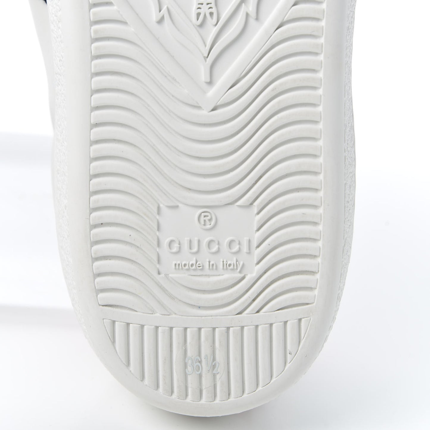 Calfskin Ayers Web Blind for Love Embroidered Womens Ace Sneakers 36.5 White