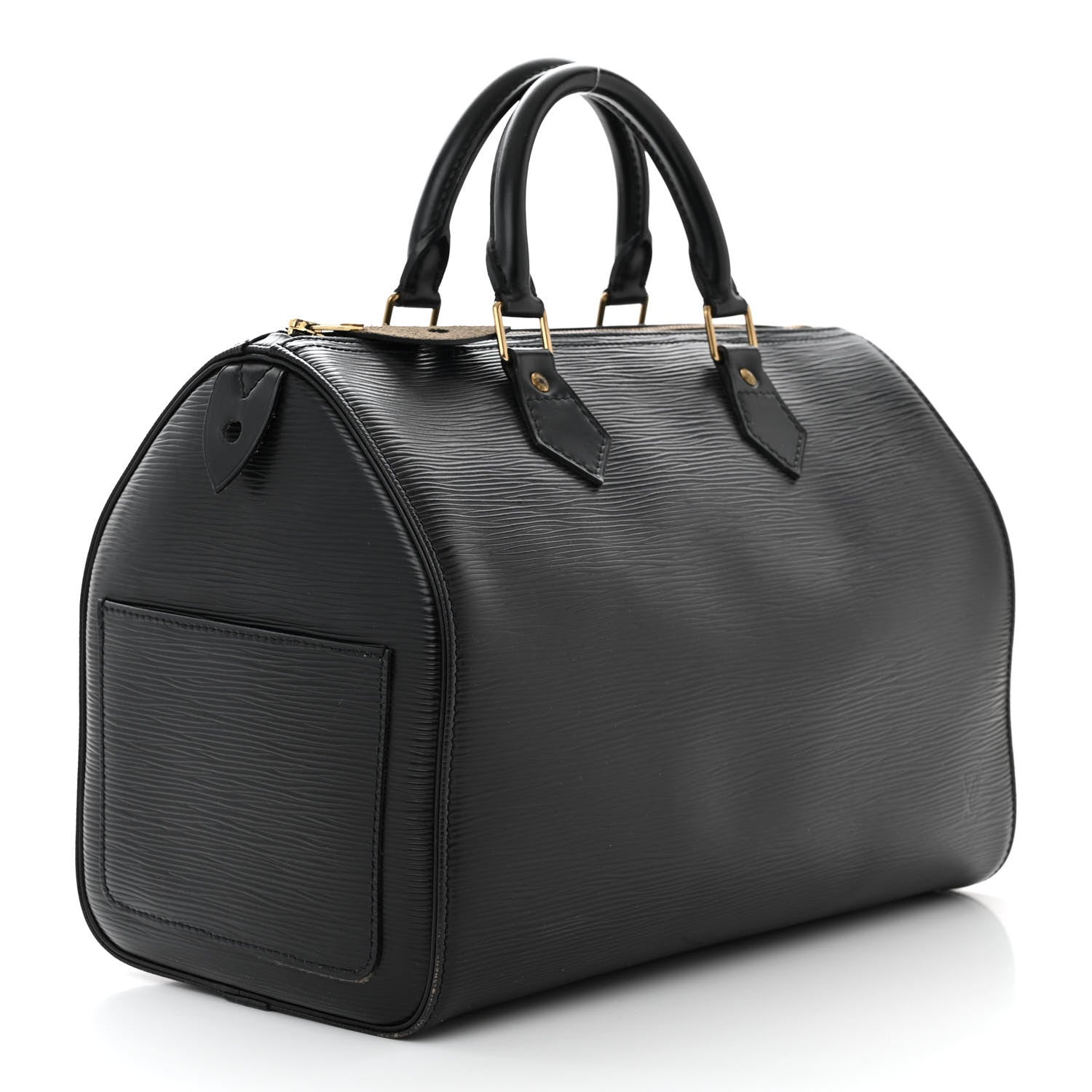 Louis Vuitton Epi Speedy 35 Black 3 of 12