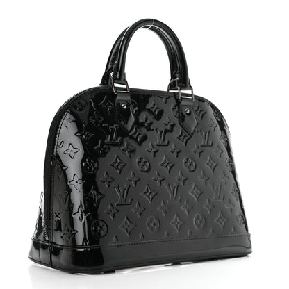 Louis Vuitton Vernis Alma PM Noir Magnetique 3 of 10