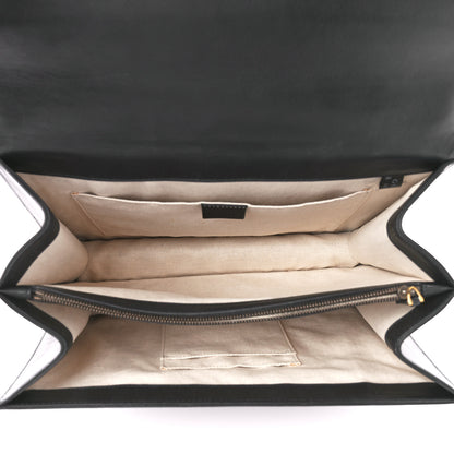 Gucci Calfskin Bamboo Web Large Dionysus Top Handle Bag Black Bright Evergreen Hibiscus Red 5 of 20