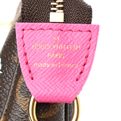 Louis Vuitton Monogram 2022 Christmas Animation Seoul Mini Pochette Accessories Fuchsia 5 of 6