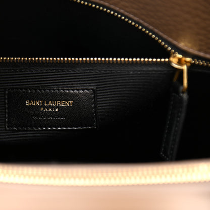 Saint Laurent Grained Calfskin Small Sac De Jour Taupe 6 of 10