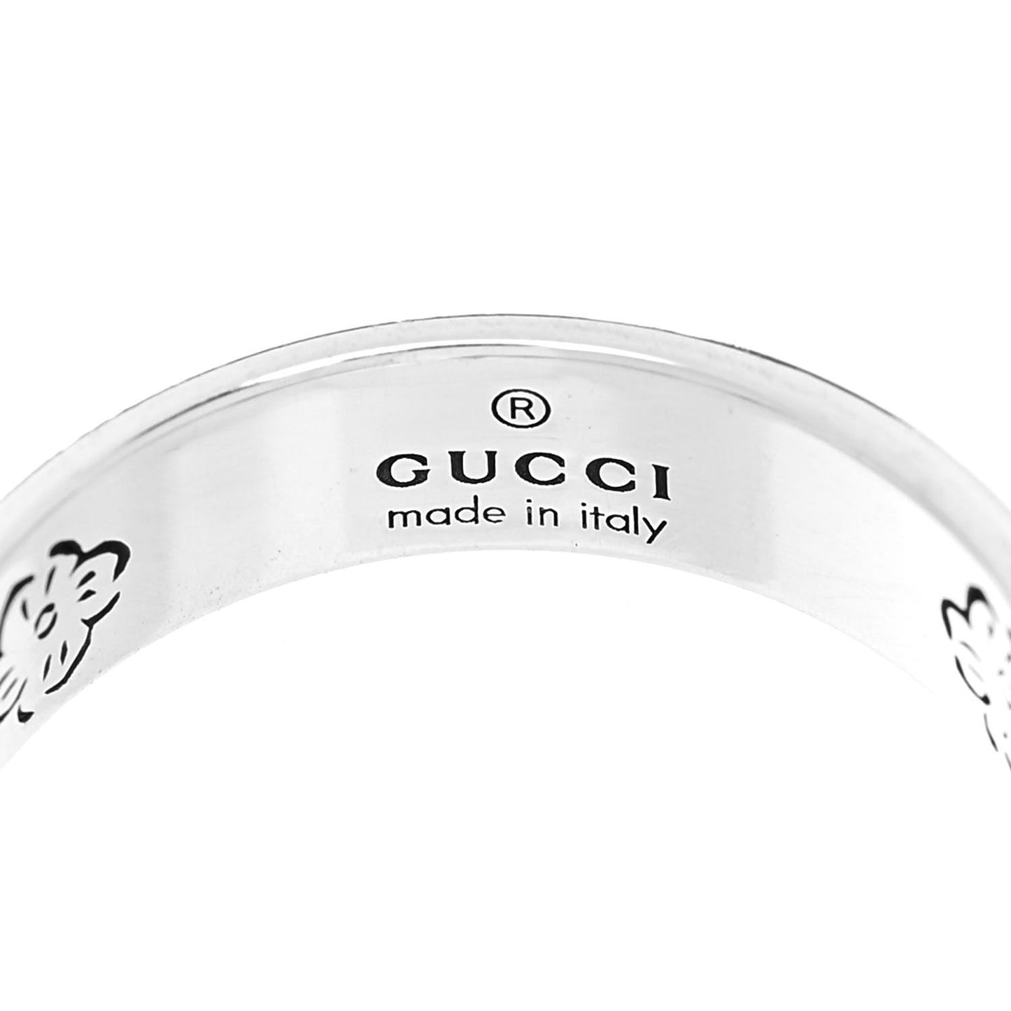 Sterling Silver Blind for Love Band Ring 54 6.75