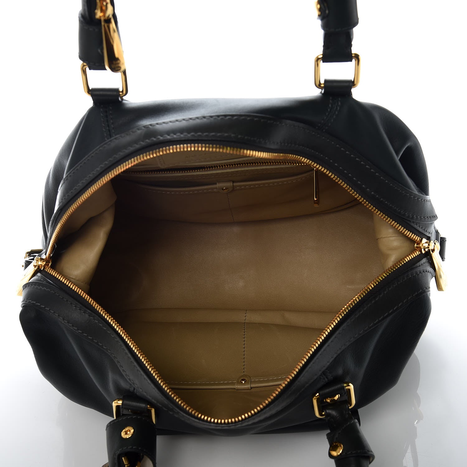 Louis Vuitton Calfskin Sac Louis Black 5 of 17