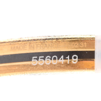 Hermes Enamel Extra Narrow Uni Bracelet 62 Rouge H 4 of 6