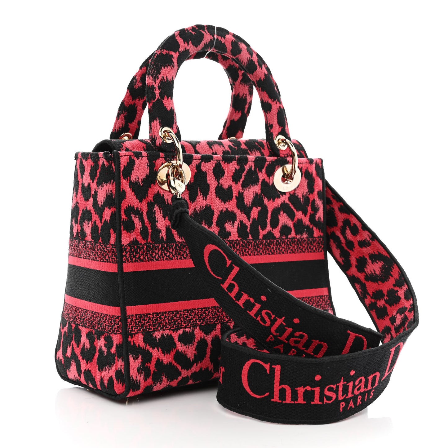 Canvas Mizza Embroidered Medium Lady D-Lite Fuchsia