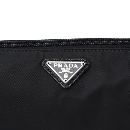 Prada Tessuto Nylon Saffiano Wristlet Black 12 of 13