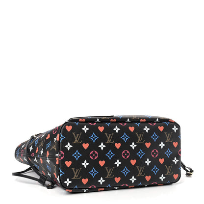 Louis Vuitton Game On Neverfull MM Black 4 of 9