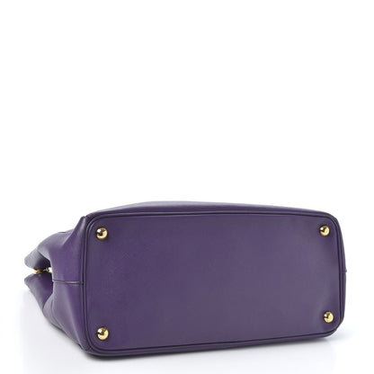 Prada Saffiano Medium Galleria Double Zip Tote Viola 3 of 8