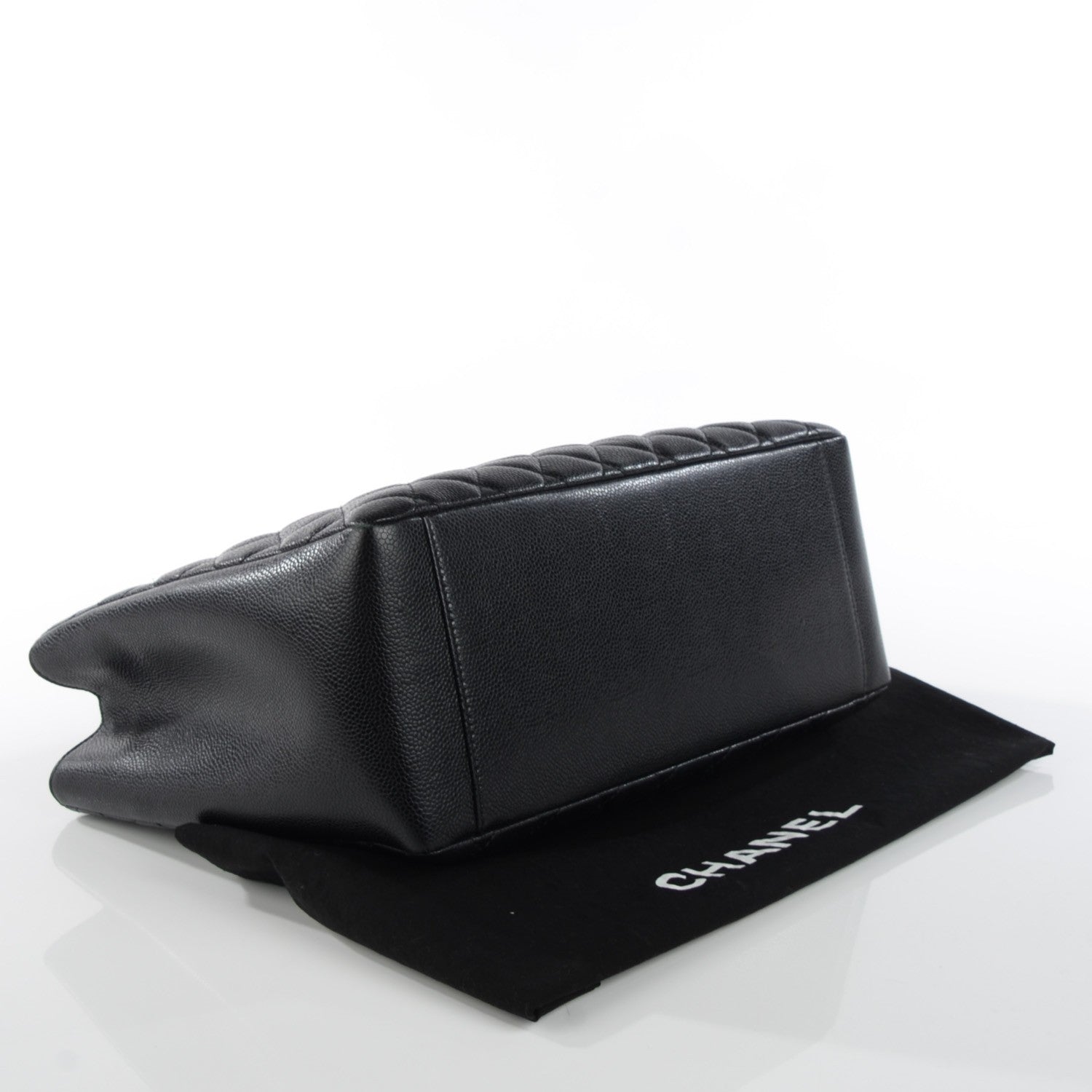 Chanel Caviar Quilted Grand Shopping Tote GST Black 4 of 7
