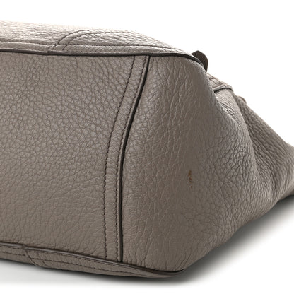 Prada Vitello Daino Large Tote Bag Clay Grey 9 of 9