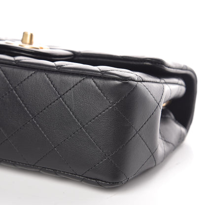 Chanel Lambskin Quilted Mini Rectangular Flap Black 9 of 16