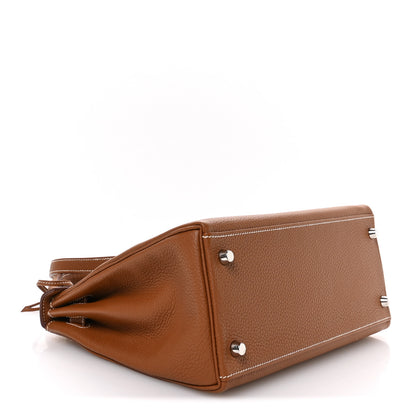 Hermes Togo Kelly Retourne 28 Gold 4 of 11