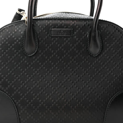Gucci Calfskin Diamante Small Top Handle Bag Black 8 of 11