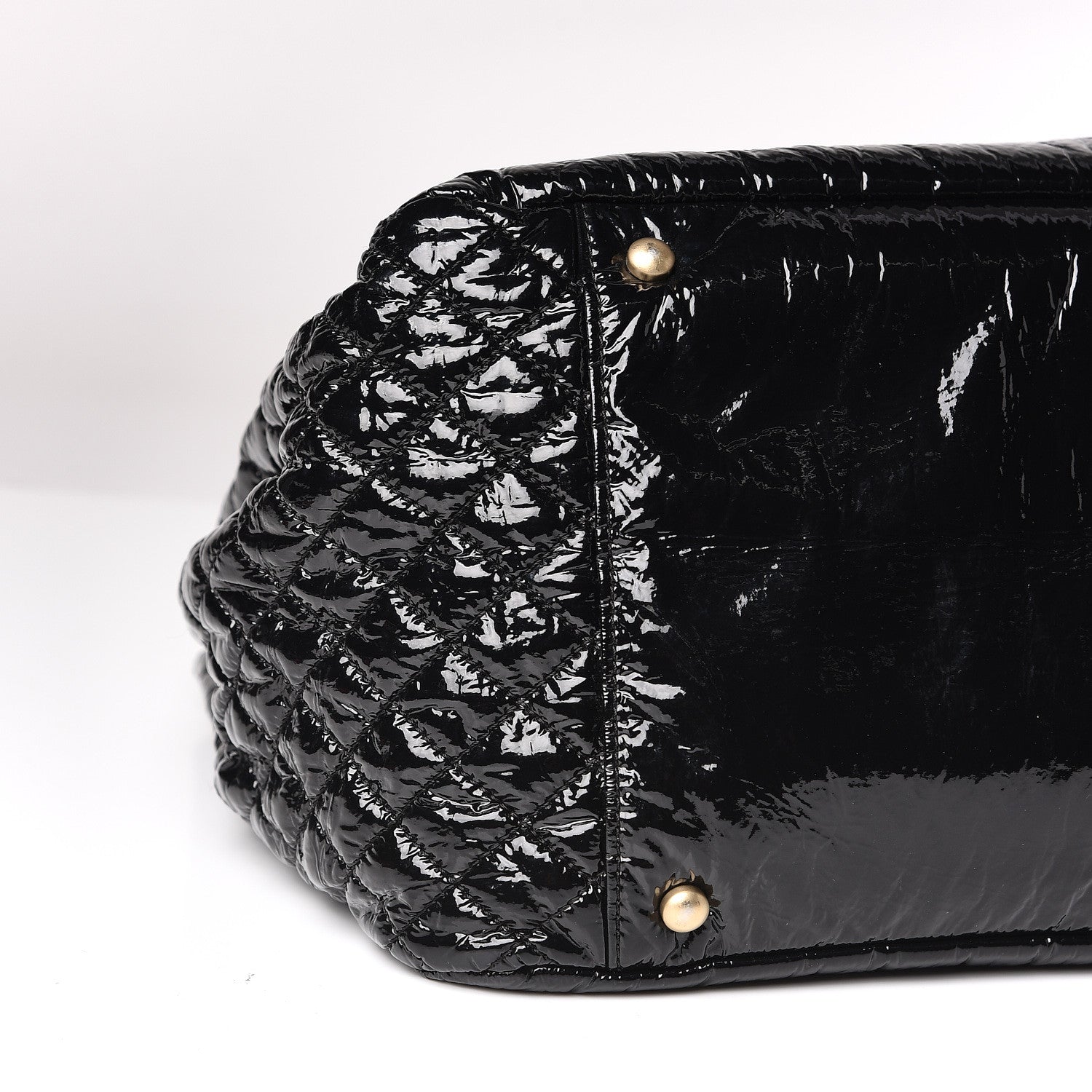 Chanel Vinyl XL Rock and Chain Flap Black 9 of 11