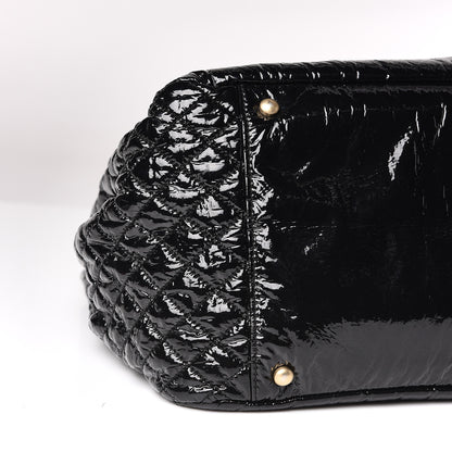 Chanel Vinyl XL Rock and Chain Flap Black 9 of 11