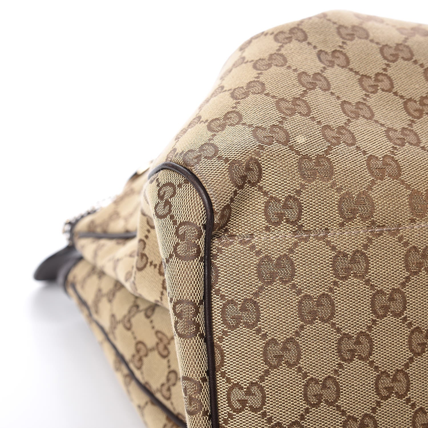Gucci Monogram Large Sukey Tote Dark Brown 10 of 22