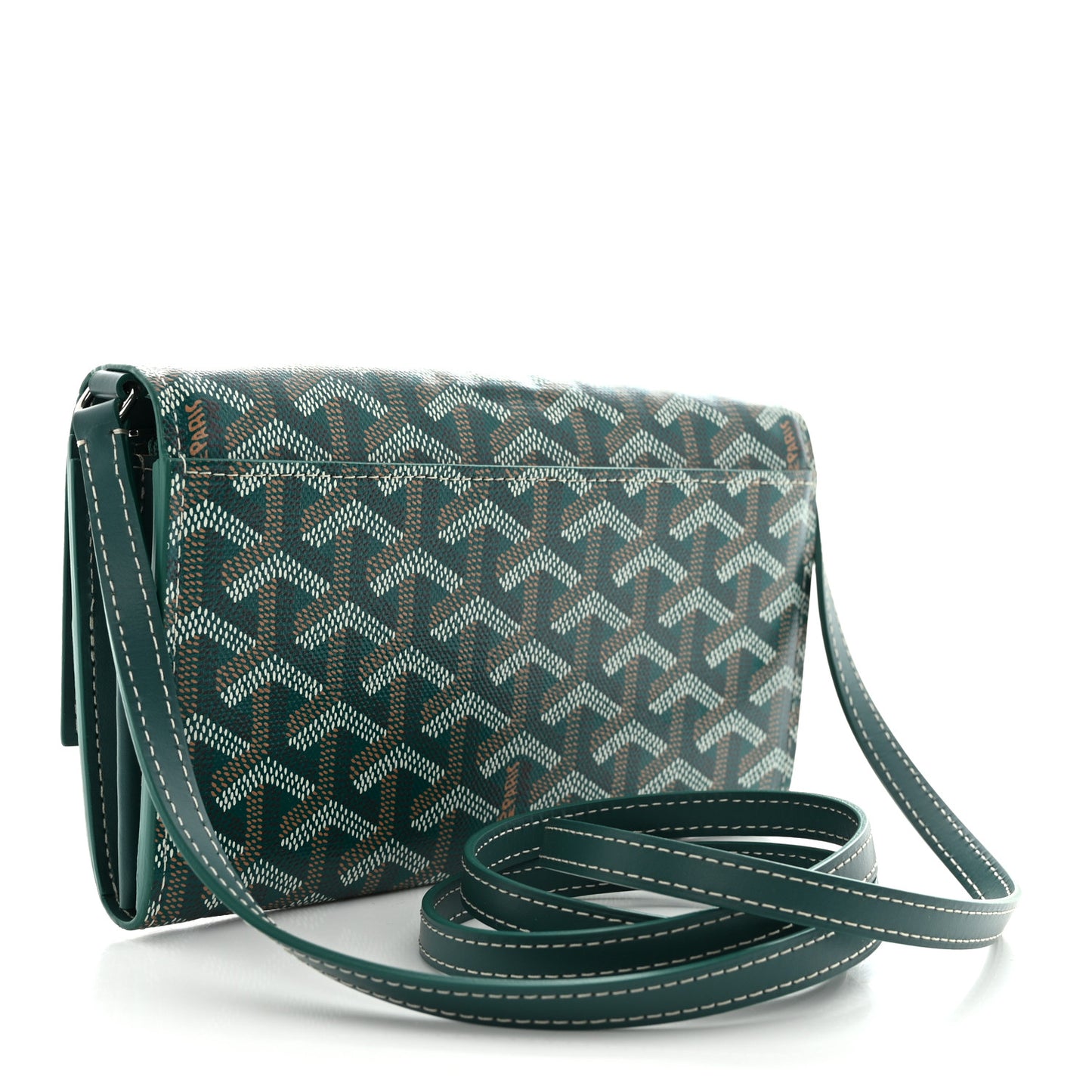 Goyardine Varenne Continental Wallet Green