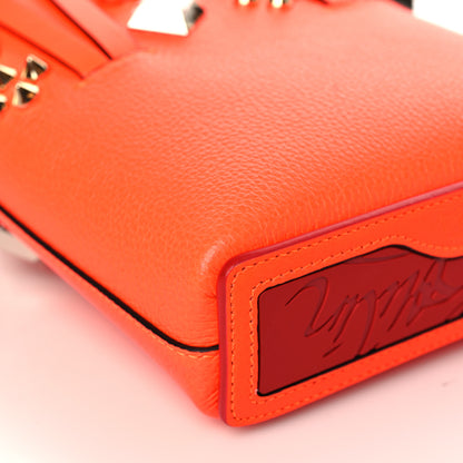 Christian Louboutin Calfskin Empire Spike Studded Mini North South Cabata Tote Sunrise Multicolor 8 of 9