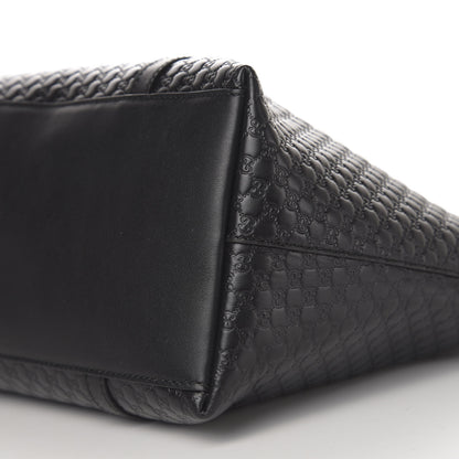 Gucci Soft Microguccissima Dome Satchel Black 9 of 11