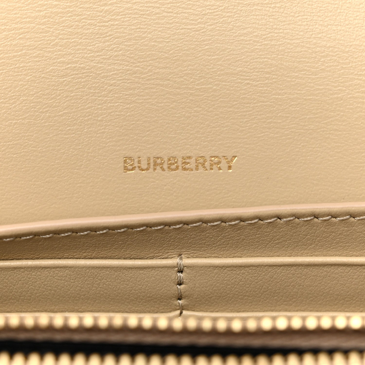 Burberry Grainy Calfskin Vintage Check Hampshire Crossbody Beige 6 of 13